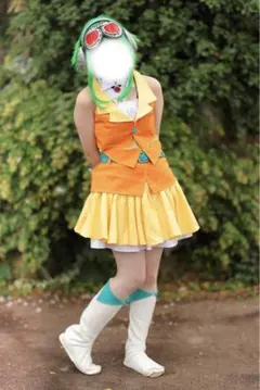 VOCALOID GUMI コスプレフルセット VOCALOID 気まぐれメルシィ GUMI 踊ってみた ダンス服 ボーカロイド