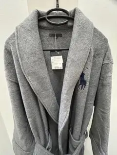 新品タグ付　Ralph Lauren （グレー ）フリースガウン レディースL