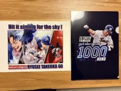 ヤクルトスワローズ 丸山和郁選手 月間MVP クリアファイル