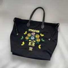 【阪神タイガース公式】　刺繍ダウンバッグ　エコバッグ　サブバッグ