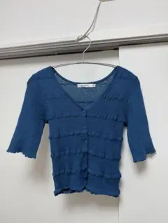 moussy FRONT BUTTON KNIT カーディガン