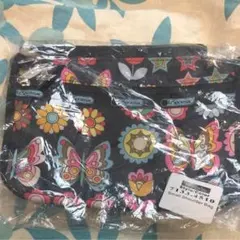 レスポートサック スモールショルダー　ちょうちょ　花