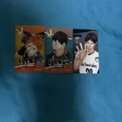 ハイキュー　ジャンプショップ　ミニブロマイド　3枚セット