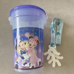 希少 東京ディズニーシー ポップコーンバケット 2002 クリスマス ネイビーのサムネイル