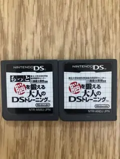 もっと脳を鍛える大人のDSトレーニング　脳トレ　2本セット