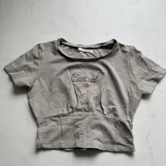 ロイヤルパーティー Tシャツ ロゴ刺繍 バックレースアップ F（F944）