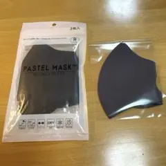 【新品】PASTEL MASK 3枚+１枚 レギュラーサイズ チャコールグレーのサムネイル