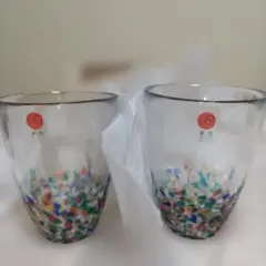 ねぶたタンブラー ペア 300ml 津軽びいどろ　FS71550