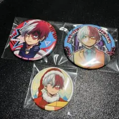 ヒロアカ　轟焦凍　缶バッジ　3個セット
