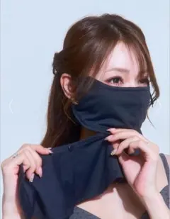 成瀬愛里 上忍 遮光パーカー フェイスマスク ブラック 新品未使用