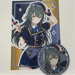 月村手毬　学マス　京王よみうりランド　遊園地var　缶バッチ　ブロマイド　セット