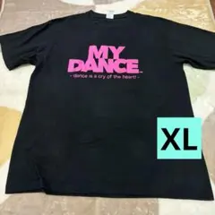 MY DANCE マイダンスTシャツ ピンクロゴ　　XLのサムネイル