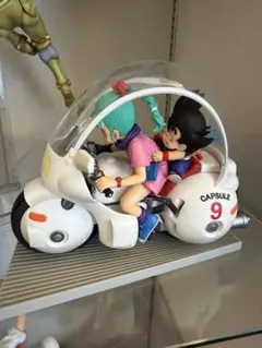 ドラゴンボール ブルマ＆孫悟空 バイクフィギュア　A賞のサムネイル