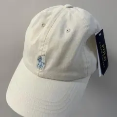 新品★Polo Ralph Lauren キャップ　オールシーズン オフホワイトのサムネイル