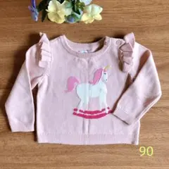 BabyGAP コットンニットトップス　90