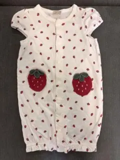 いちご柄ツーウェイ・ドレスオール