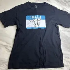 UNIQLO ネイビー グラフィックTシャツ