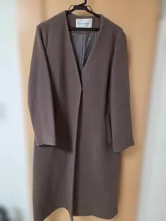 NATURAL BEAUTY BASIC　ブラウン ロングコート M