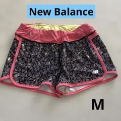 【美品】New Balance ランニングショーツ ピンクMのサムネイル