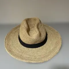 ZARA 麦わら帽子　ブラックリボンのサムネイル