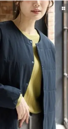 【新品未使用】Honeys ノーカラーブルゾン