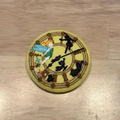 ディズニー刺繍缶バッジ　ピーターパン