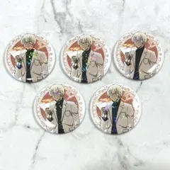 名探偵コナン トムスショップ 花束 缶バッジ 安室透 5点