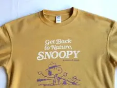 ユニクロ×スヌーピースウェットシャツ イエロー ピーナッツトレーナー