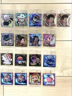 ウエハースシール　ワンピース　シール　17枚セット