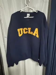 UCLA ラッセルスウェット ネイビーイエロー メンズ
