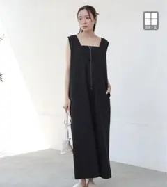 @ Bab イージージョーゼット前後2WAYジャンパースカート　ワンピース