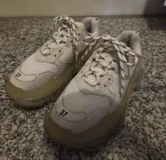 BALENCIAGA Triple S スニーカー ホワイト 37のサムネイル