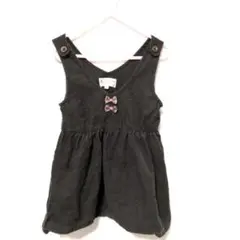 セール　女の子　マザウェイズ　ワンピース　コーデュロイ　茶色 　104