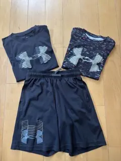 Under Armour Tシャツ2枚とショートパンツ3点セット