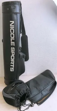 NICOLE SPORTS 黒 キャディバッグ - メルカリ