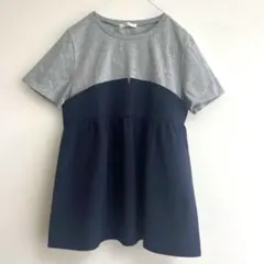 OPAQUE.CLIP 配色ビスチェドッキングカットソー【洗濯機洗い可】