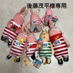 ウサビッチ キレネンコ プーチン 大きいぬいぐるみ7点セット がま口ポーチ 他