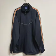✨良品✨ Champion ジャージ フルジップ スポーツ パーカー ネイビー