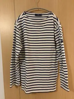 美品 セントジェームス ウエッソン ボーダー T4 グリーン フランス仕様