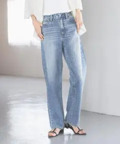 GLOBAL WORK GOODデニムストレートパンツ XSのサムネイル