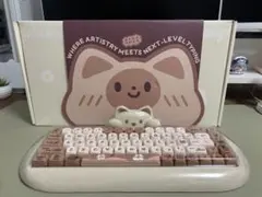 YUNZII C68 ブラウン/ミルクスイッチ