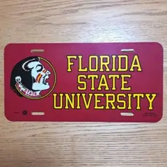 フロリダ州立大学 ロゴ入りインテリアプレート