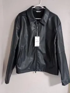 ZARA ウォッシュド フェイクレザー ジャケット - メルカリ