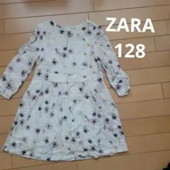 Zara Girls 花柄 ワンピース 128cm