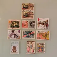 デザインと独断解説　１１種の切手