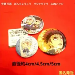 鬼滅の刃　天元　行冥　缶バッジ 3点　CANバッジ パジャキャラ ばんちょうこう