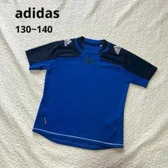 adidas 130 140 ジュニア 半袖 Tシャツ スポーツ サッカー 青