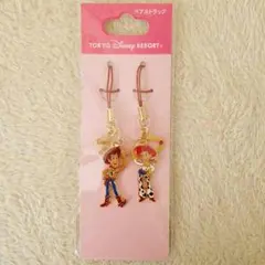 ディズニー♡ウッディー&ジェシー♡ペアストラップ