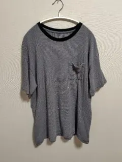 uniform experiment ボーダー ポケットTシャツ サイズ4のサムネイル