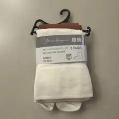 完売品　ユニクロ　マメユニクロゴウチコラボ　タビソックス　シルクブレンドのサムネイル